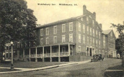 Middlebury Inn - Vermont VT Postcard