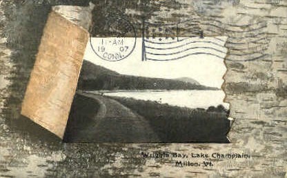 Wrights Bay - Milton, Vermont VT Postcard