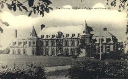 The Chateau - Middlebury, Vermont VT Postcard