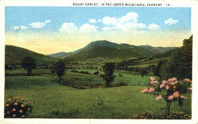 Mount Hanley - Green Mountains, Vermont VT Postcard