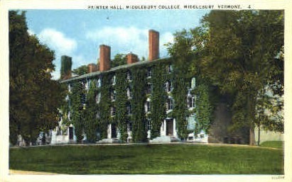 Middlebury College - Vermont VT Postcard