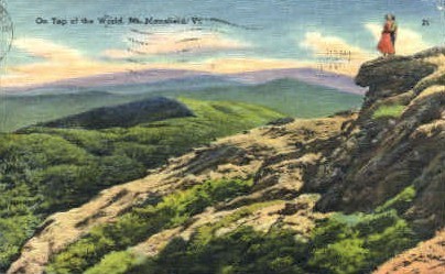 Top of the World - Mount Mansfield, Vermont VT Postcard
