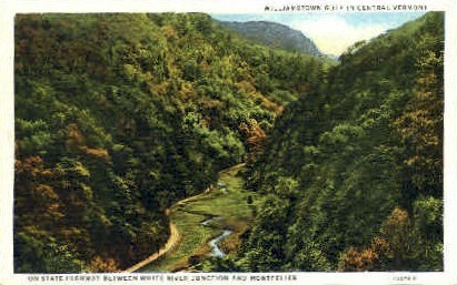 White River Junction - Montpelier, Vermont VT Postcard