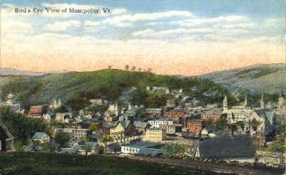 Montpelier - Vermont VT Postcard
