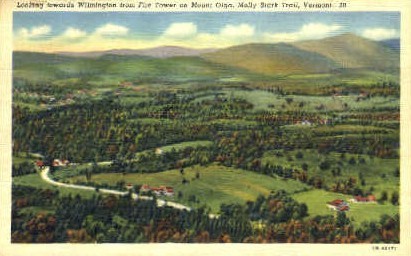 Wilmington - Molly Stark Trail, Vermont VT Postcard
