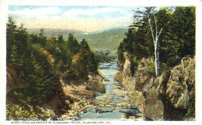 Winooski River - Montpelier, Vermont VT Postcard