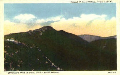 Summit - Mount Mansfield, Vermont VT Postcard