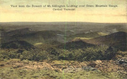 Mount Killington - Vermont VT Postcard