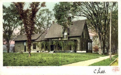 Admiral Dewey Birthplace - Montpelier, Vermont VT Postcard