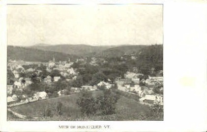 Montpelier - Vermont VT Postcard