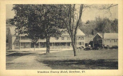 Windham County Hotel - Newfane, Vermont VT Postcard