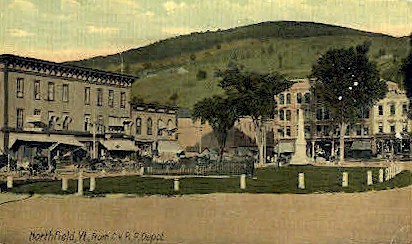 C. V. R. R. Bridge - Northfield, Vermont VT Postcard