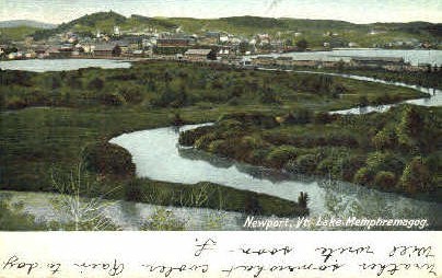 Newport - Lake Memphremagog, Vermont VT Postcard
