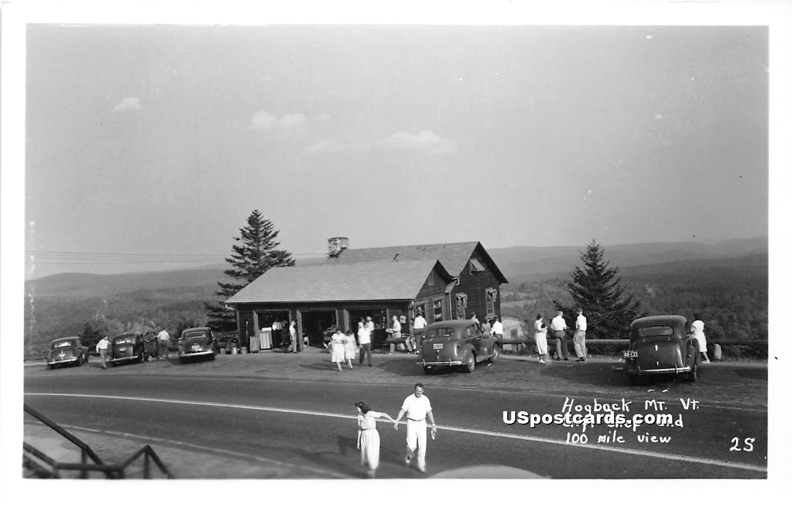 Hogback Mountain Gift Shop - Molly Stark Trail, Vermont VT Postcard