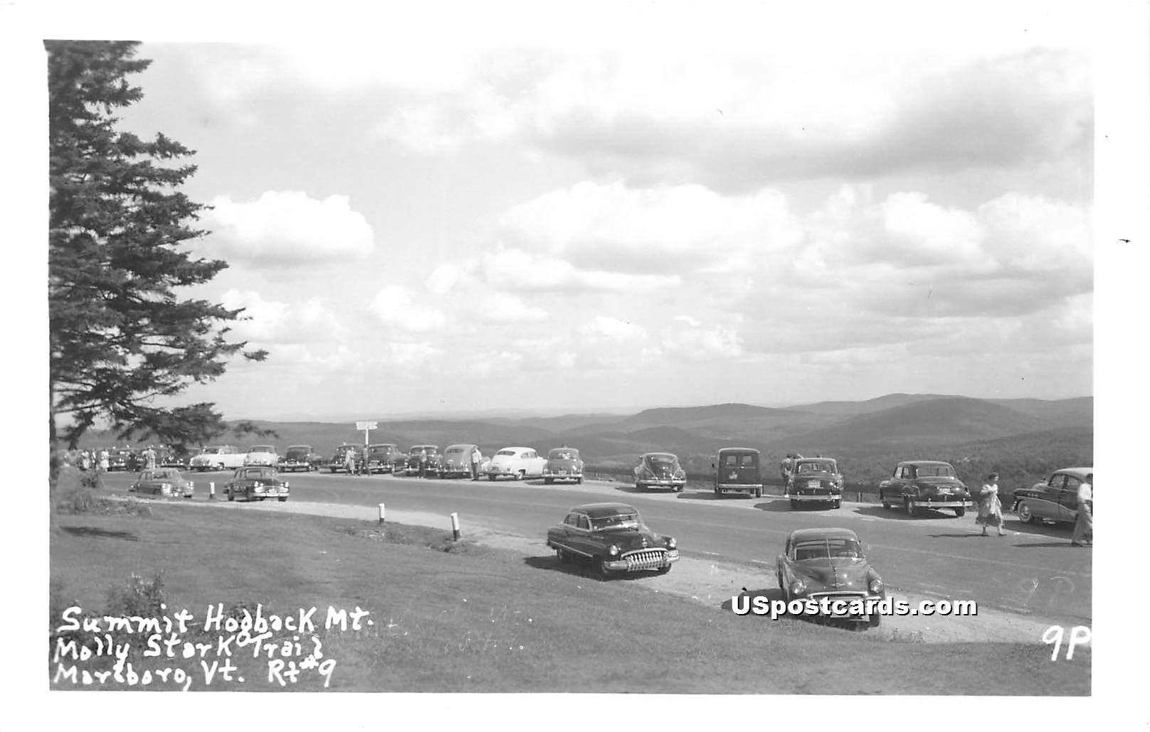 Summit Hogback Mountain - Marlboro, Vermont VT Postcard