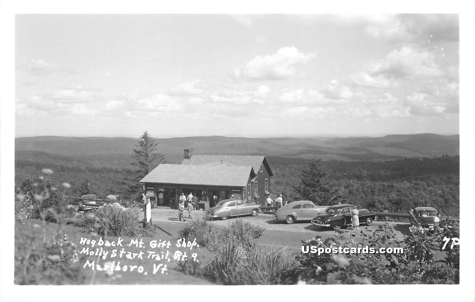 Hogback Mountain Gift Shop - Marlboro, Vermont VT Postcard