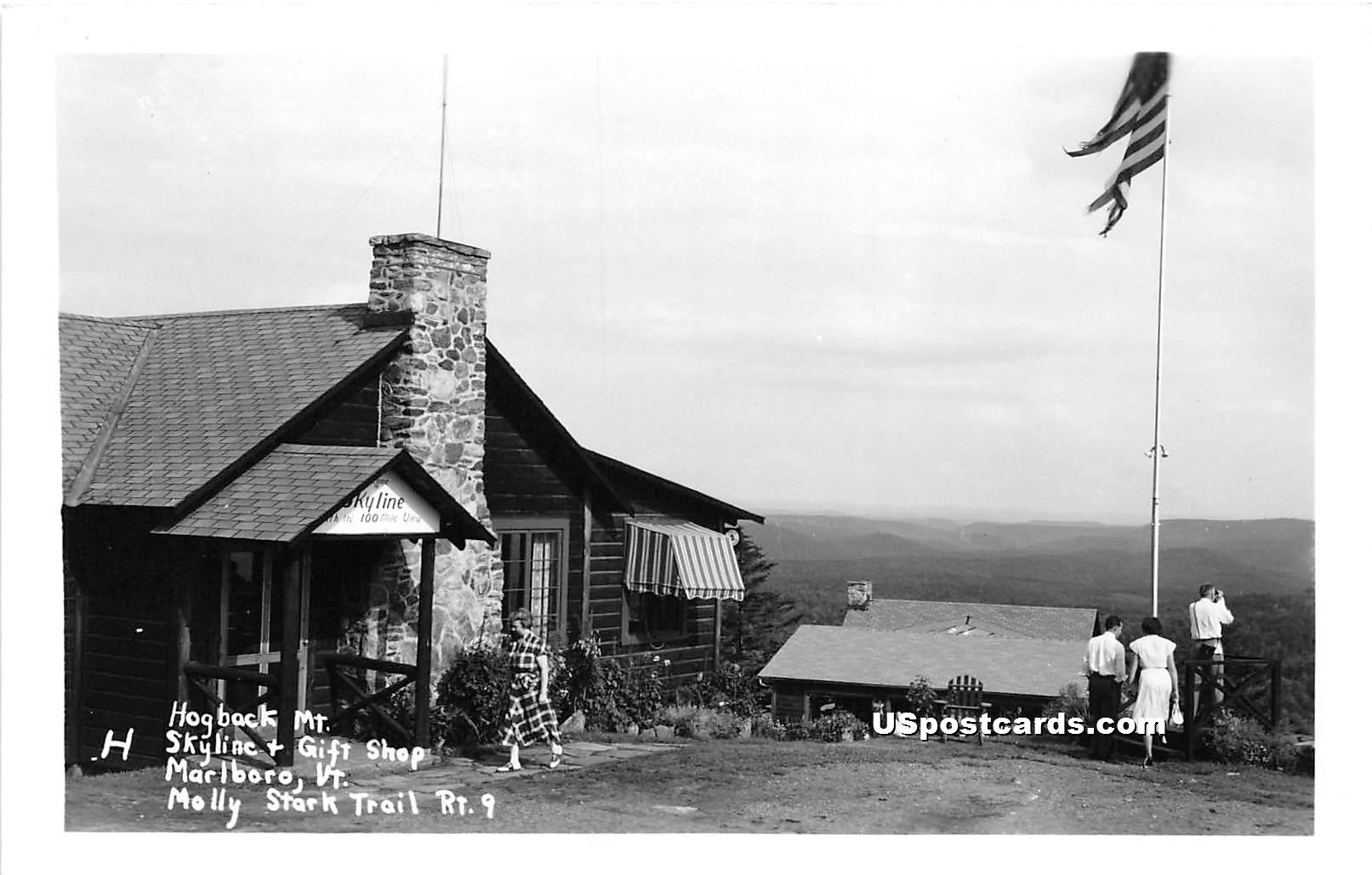 Hogback Mountain Gift Shop - Marlboro, Vermont VT Postcard