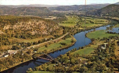 Connecticut River - Fairlee, Vermont VT Postcard