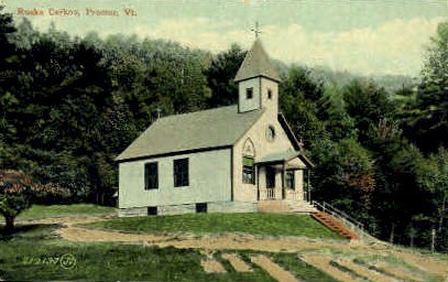 Ruska Cercov - Proctor, Vermont VT Postcard