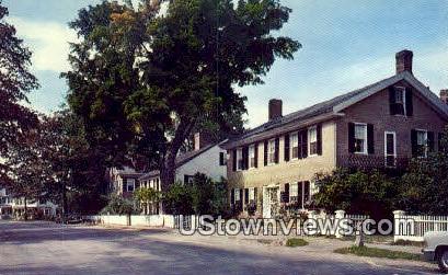 Houses on the Green - Woodstock, Vermont VT Postcard