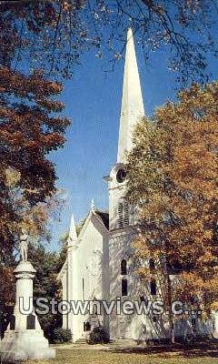 Congregational Church, Soldiers' Monument - Manchester, Vermont VT Postcard