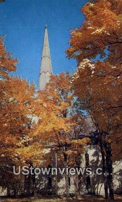 Congregational Church & Soldiers' Monument - Rutland, Vermont VT Postcard
