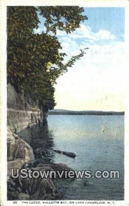The Ledge, Malletts Bay - Lake Champlain, Vermont VT Postcard