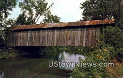 Old Covered Bridge - Montgomery, Vermont VT Postcard