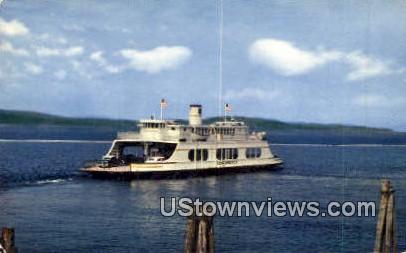 MV Adirondack, Ferry Crossing - Lake Champlain, Vermont VT Postcard