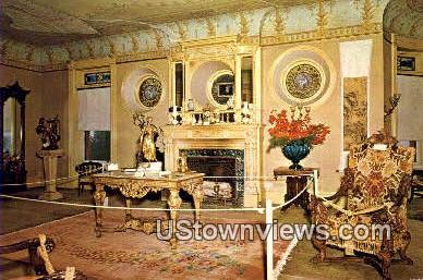 French Drawing Room, Wilson Castle - Rutland, Vermont VT Postcard