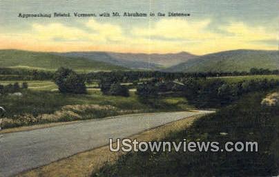 Mt Abraham - Bristol, Vermont VT Postcard