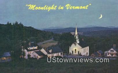 White Village, VT     ;     White Village, Vermont Postcard
