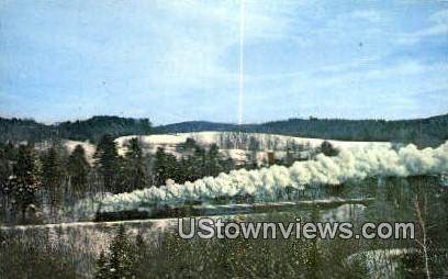 Steamtown USA, Steam Trains - Bellows Falls, Vermont VT Postcard