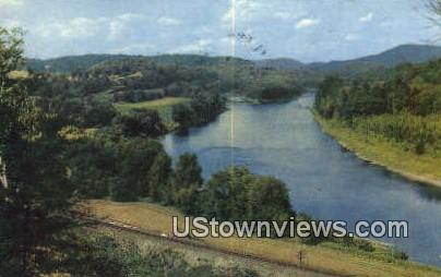 Connecticut River - White River Junction, Vermont VT Postcard