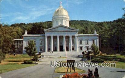 Vermont State Capitol - Montpelier Postcard