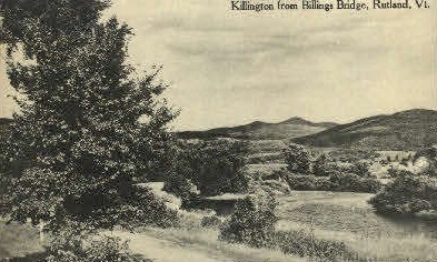 Billings Bridge - Rutland, Vermont VT Postcard