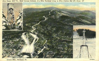Pico Peak - Rutland, Vermont VT Postcard