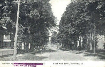 Main Street - Richmond, Vermont VT Postcard