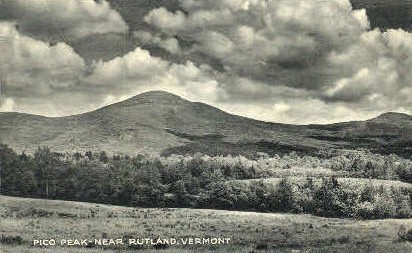 Pico Peak - Rutland, Vermont VT Postcard