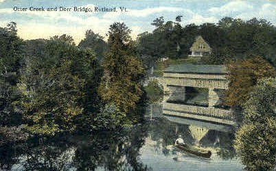 Otter Creek - Rutland, Vermont VT Postcard