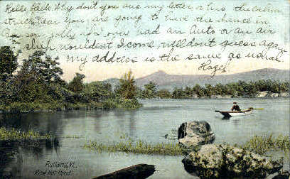 Pine Hill Pond - Rutland, Vermont VT Postcard
