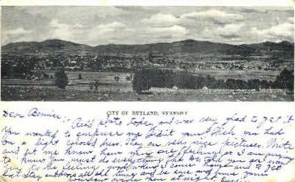 Rutland - Vermont VT Postcard