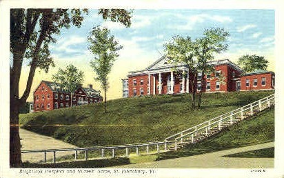 Brightlook Hospital - St Johnsbury, Vermont VT Postcard