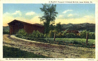 Mount Mansfield - Stowe, Vermont VT Postcard