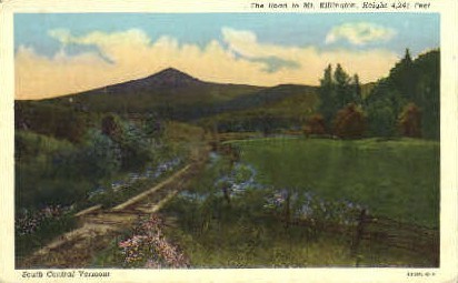 Mount Killington - Misc, Vermont VT Postcard