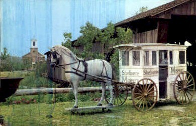 Milk Wagon - Shelburne, Vermont VT Postcard