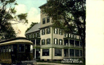 Hotel Kimball - Saxtons River, Vermont VT Postcard