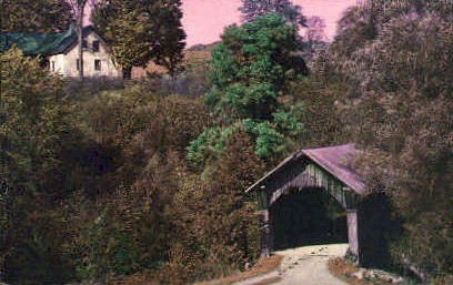 Stowe Hollow Bridge - Vermont VT Postcard