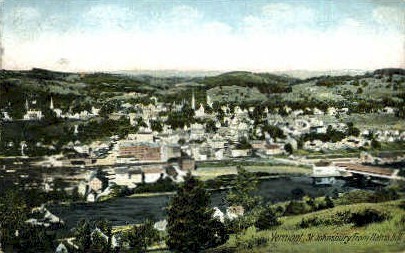 Harris Hill - St Johnsbury, Vermont VT Postcard