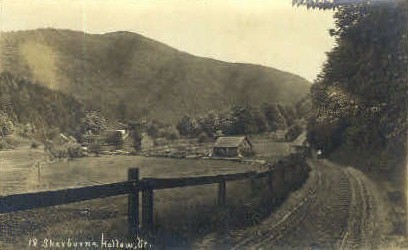 Shelburne Hollow - Vermont VT Postcard